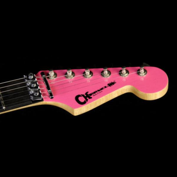 Charvel Custom Shop Nitro San Dimas Electric Guitar Pink with Platinum Overspray #4 image
