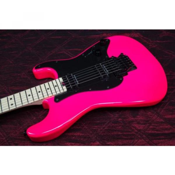 Charvel Pro-Mod So-Cal Style 1 HH Floyd Rose - Neon Pink 031409 #1 image