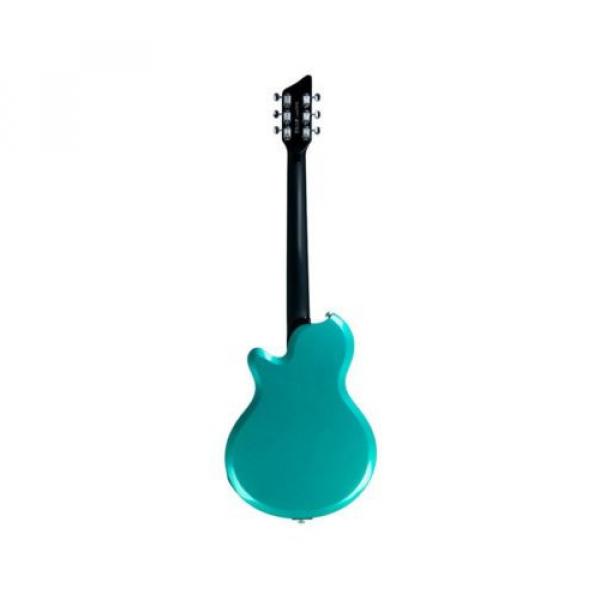 DEMO Supro Westbury Turquoise Metallic Electric Guitar #2 image