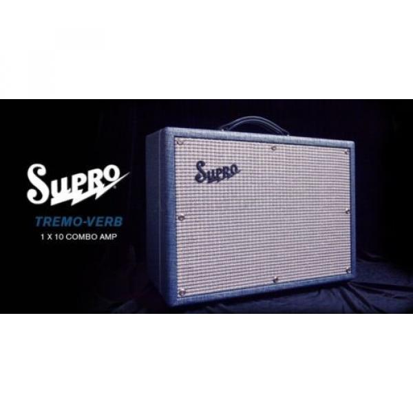 SUPRO Tremo-verb S1622RT Electric Guitar 25 watt Class A 1 x 10&#034; Tube Combo NEW #1 image