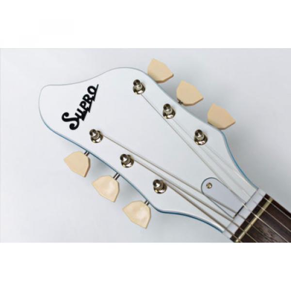 Supro Sahara Electric Guitar ~ Wedgewood Blue #3 image