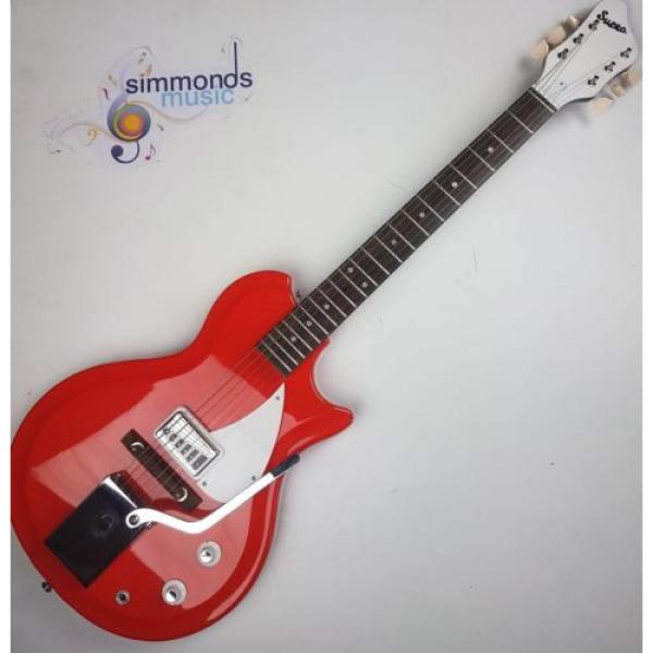 Supro Belmont Vibrato Americana Electric Guitar - Poppy Red #1 image