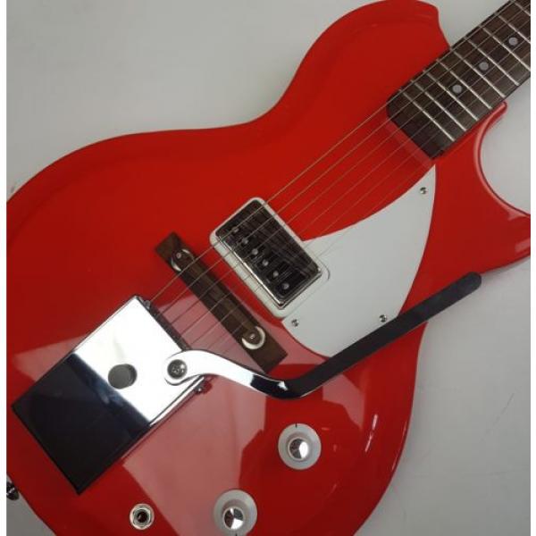 Supro Belmont Vibrato Americana Electric Guitar - Poppy Red #2 image