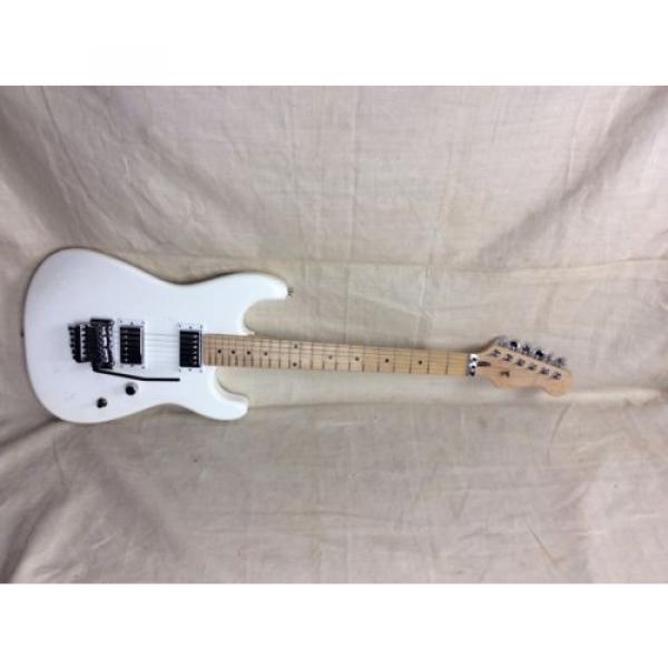 Used Charvel Pro Mod Body &amp; Mystery Neck Partscaster Electric Guitar White w/H.C #1 image