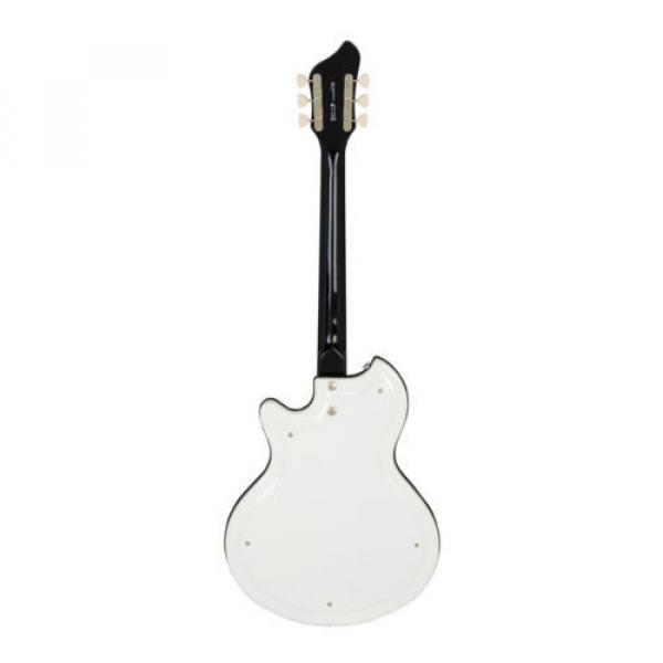 Supro Martinique Deluxe 1593VEW Electric Guitar White #2 image