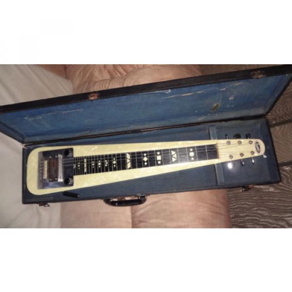 Vintage SUPRO LAP STEEL Electric Guitar w/ Case 1950&#039;s Pat Pend #1 image