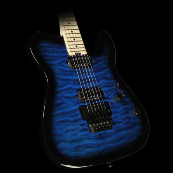 Charvel Pro Mod Series San Dimas Style 2 2H FR QM Electric Guitar Blue Burst #1 image