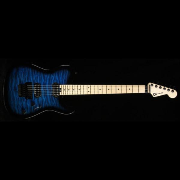 Charvel Pro Mod Series San Dimas Style 2 2H FR QM Electric Guitar Blue Burst #2 image