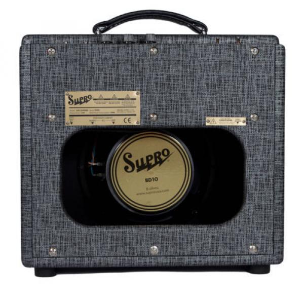 Supro 1600 Supreme - 25W 1x10&#034; Guitar Combo Amplifier Black Rhino Tolex - NEW #3 image