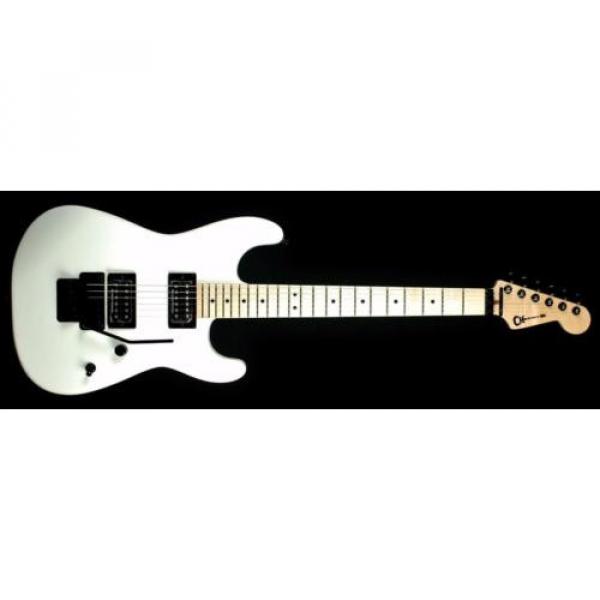 Charvel PM SD1 Pro Mod San Dimas HH Guitar w/ Floyd Rose Snow White w/ Gig #3 image
