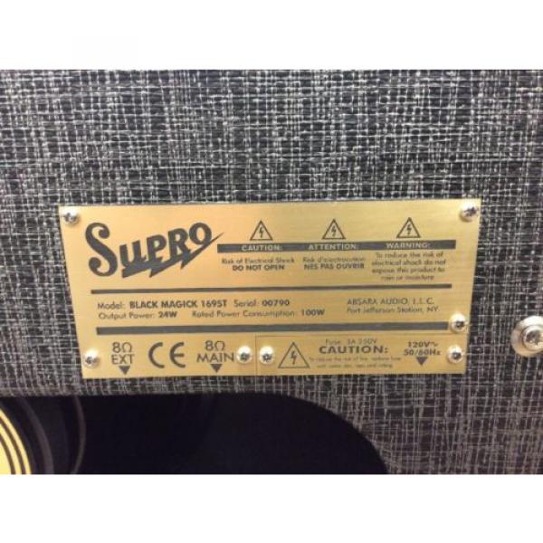 New Supro 1695T Black Magick 25 Watt 1 X 12&#034; All Tube Guitar Amplifier #4 image