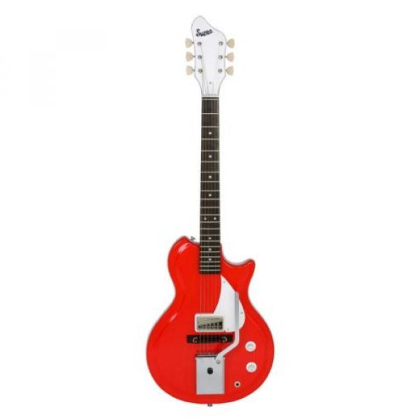 DEMO Supro Belmont Vibrato Poppy Red Electric Guitar #1 image