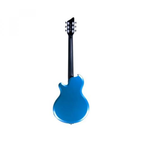 DEMO Supro Hampton Ocean Blue Metallic Electric Guitar #2 image