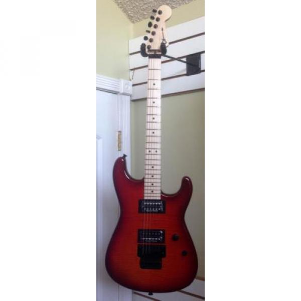 Charvel Pro-Mod San Dimas Style 1 HH FR Floyd Rose Red Burst Electric Guitar #1 image