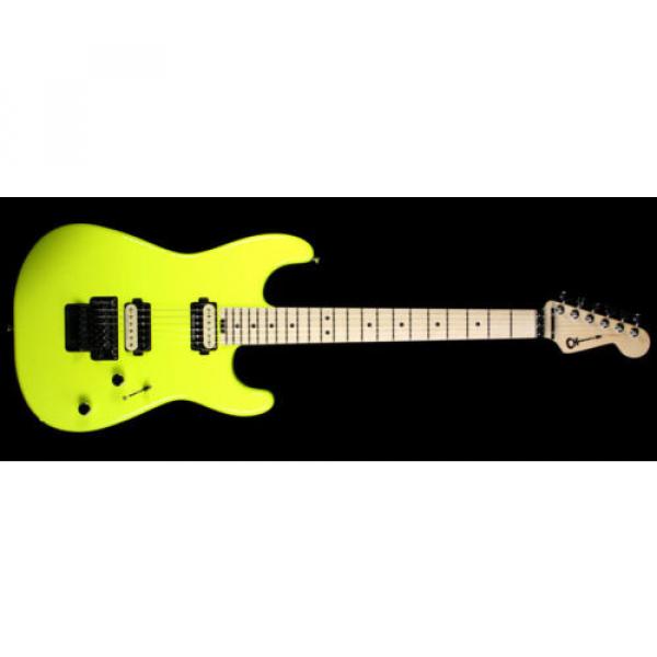 Charvel Pro Mod Series San Dimas 2H FR Electric Guitar Neon Yellow #2 image