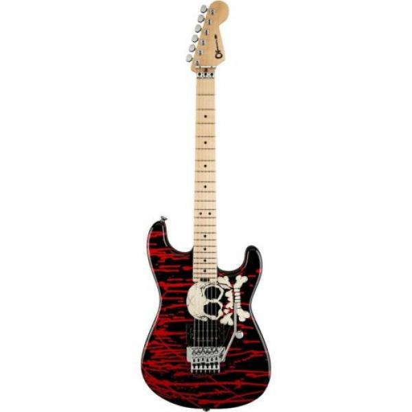 Charvel Warren DeMartini Signature Blood And Skull Pro Mod E-Guitar #1 image
