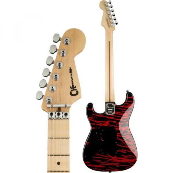 Charvel Warren DeMartini Signature Blood And Skull Pro Mod E-Guitar #2 image