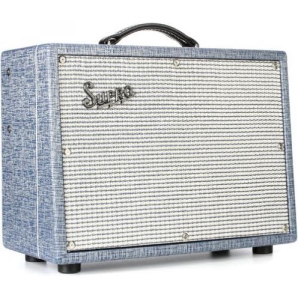 NEW SUPRO TREMO-VERB REVERB 25W GUITAR COMBO AMPLIFIER RETRO TUBE AMP EFFECTS #1 image