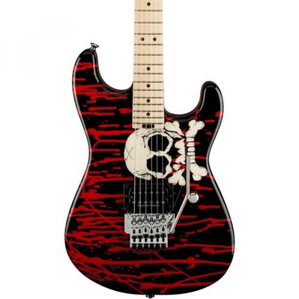 Charvel Warren DeMartini Signature Blood And Skull Pro Mod E-Guitar #4 image