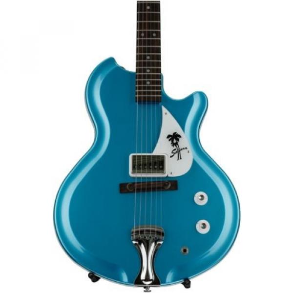 Supro Sahara 1570WB Electric Guitar  Vistatone Pickup  Blue #1 image