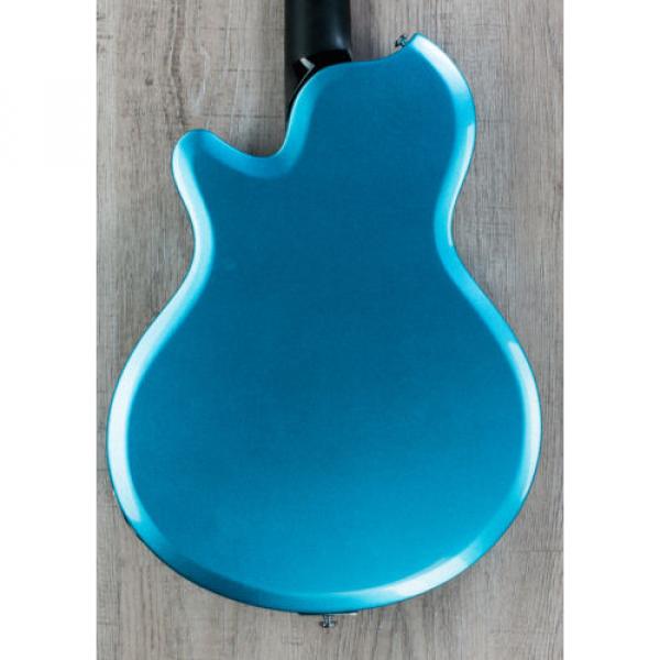 Supro Island Series Westbury Guitar, Ocean Blue Metallic, Rosewood Board #5 image