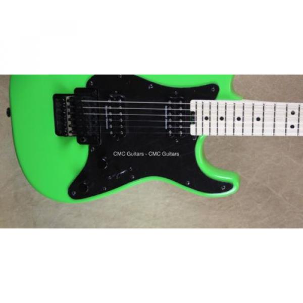 Charvel Pro Mod San Dimas Style 1 2H Slime Green Guitar #3 image