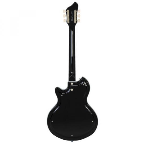 Supro Coronado II 1582JB Electric Guitar 2 Vistatone Pickup Black #5 image