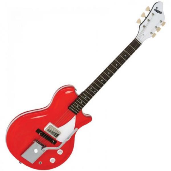 Supro Belmont Vibrato Electric Guitar ~ Poppy Red ~ 1572VPR ~ NEW #3 image