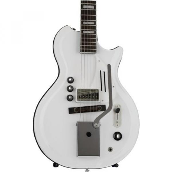 Supro Holiday 1571VDW Electric Guitar 1 Vistatone Pickup Piezo Trem White #1 image