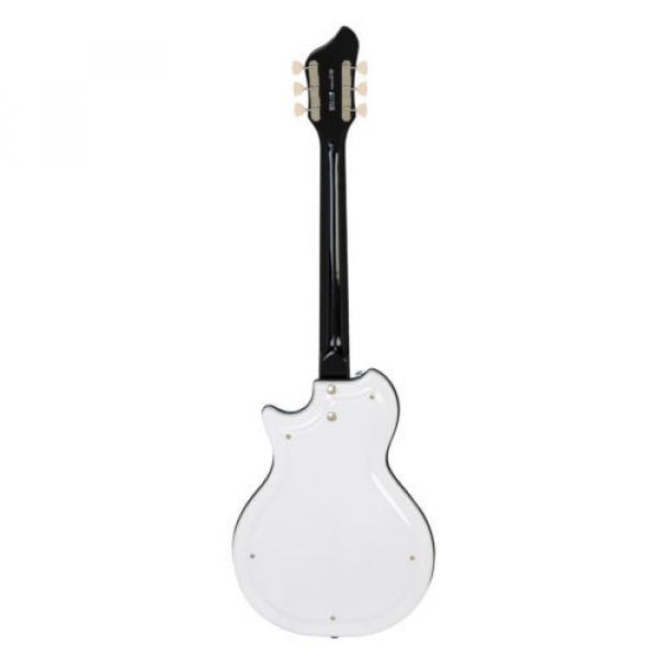 Supro Holiday 1571VDW Electric Guitar 1 Vistatone Pickup Piezo Trem White #3 image