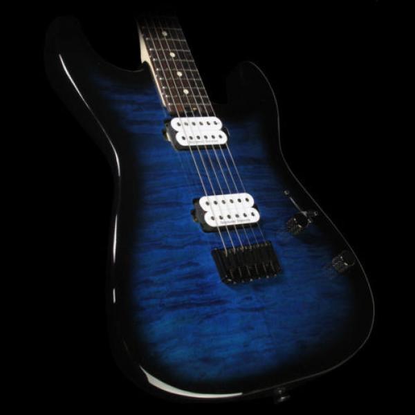 Charvel Pro Mod Series San Dimas 2H Hardtail Electric Guitar Trans Blue Burst #1 image