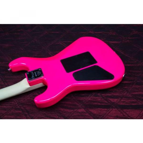 Charvel Pro Mod San Dimas Style 1 2H FR Electric Guitar Neon Pink 031406 #3 image