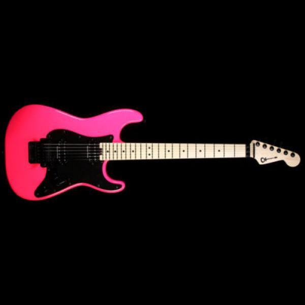 Charvel Pro Mod Series So Cal 2H FR Electric Guitar Neon Pink #2 image