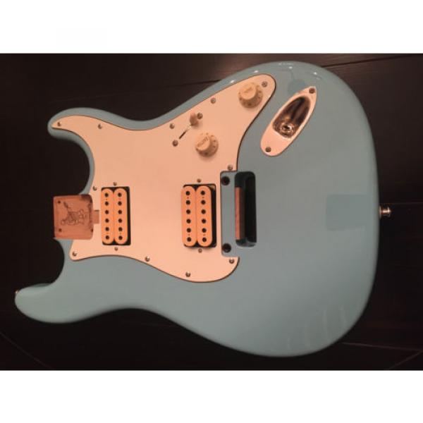 warmoth charvel jackson guitar body daphne blue  like new #1 image