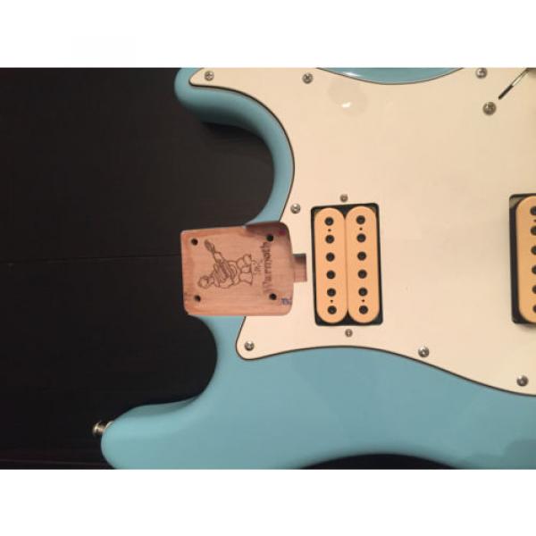 warmoth charvel jackson guitar body daphne blue  like new #2 image