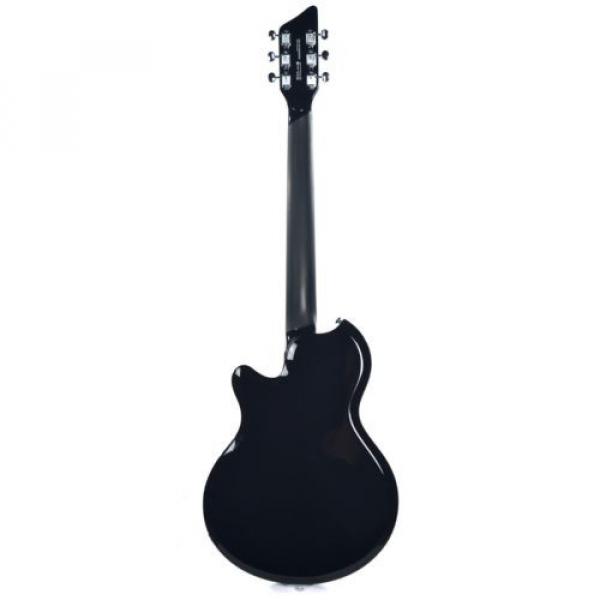 Supro Westbury 2020JB Electric Guitar Jet Black solid Dbl PU #4 image