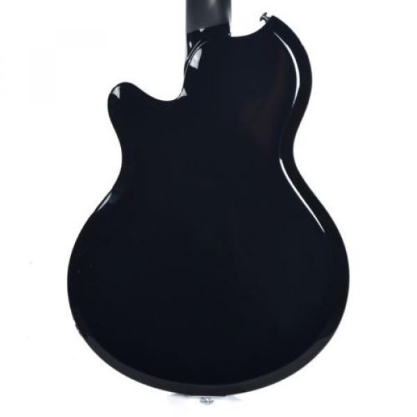 Supro Westbury 2020JB Electric Guitar Jet Black solid Dbl PU #5 image