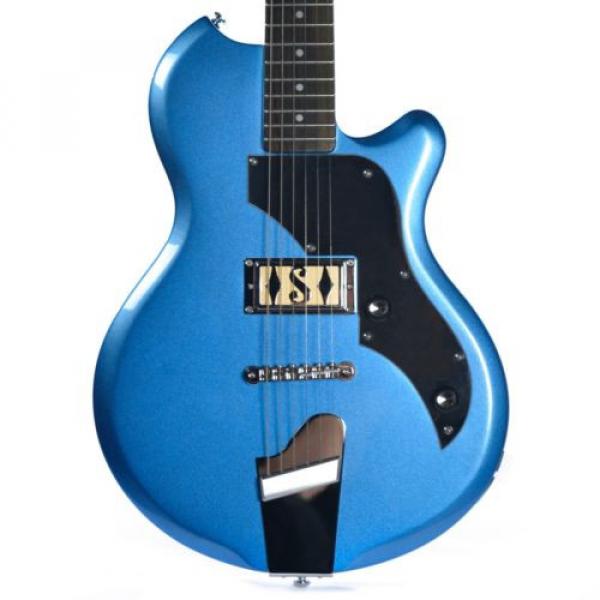 Supro Jamesport Ocean Blue Metallic 2010BM Electric Guitar solid single PU #1 image