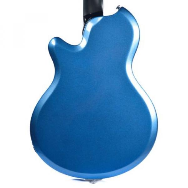 Supro Jamesport Ocean Blue Metallic 2010BM Electric Guitar solid single PU #4 image
