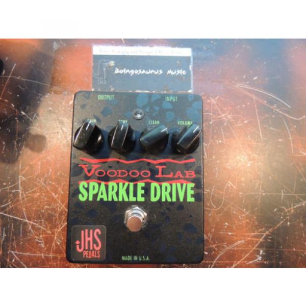 VOODOO LABS SPARKLE DRIVE OVERDRIVE EFFECTS PEDAL w/THE JHS STRONG MOD MODIFIED #1 image