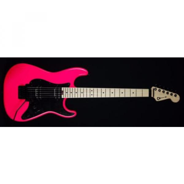 New! Charvel PM SC1 Pro Mod So Cal HH Guitar w/ Floyd Rose - Neon Pink #3 image