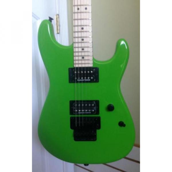 Charvel Pro-Mod San Dimas Style 1 HH FR Floyd Rose Slime Green Electric Guitar #2 image