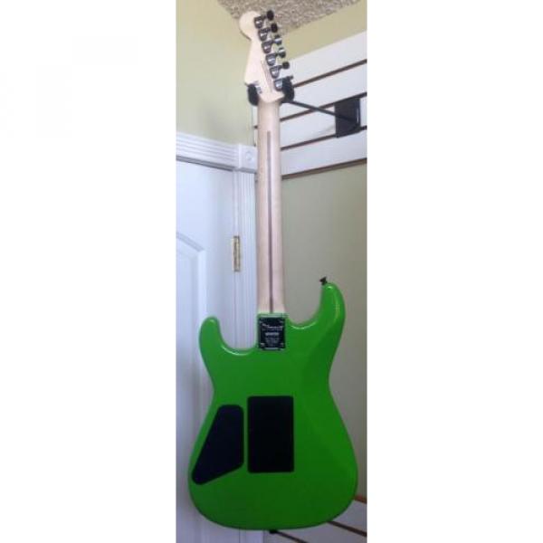 Charvel Pro-Mod San Dimas Style 1 HH FR Floyd Rose Slime Green Electric Guitar #4 image