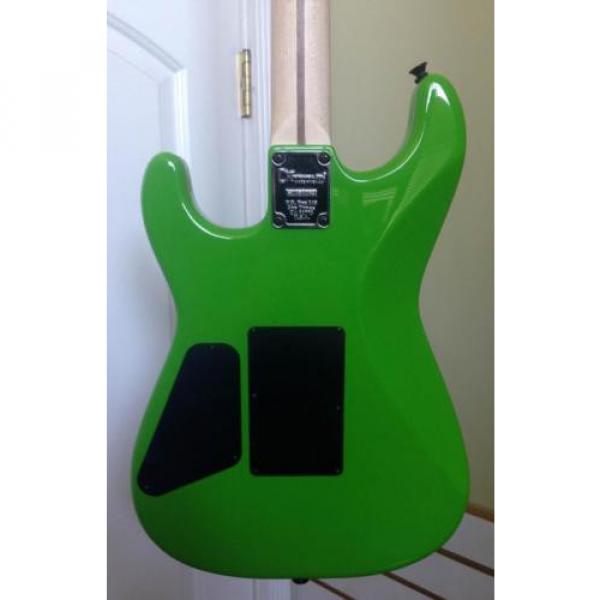 Charvel Pro-Mod San Dimas Style 1 HH FR Floyd Rose Slime Green Electric Guitar #5 image