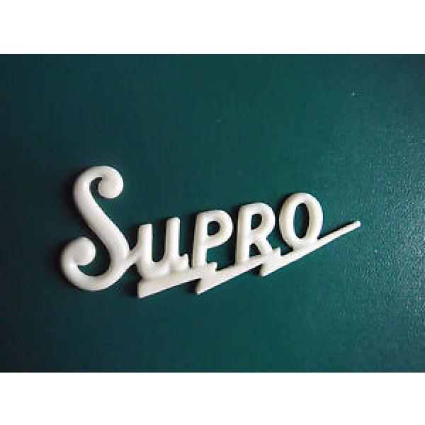 Supro Amp Logo White aged #1 image