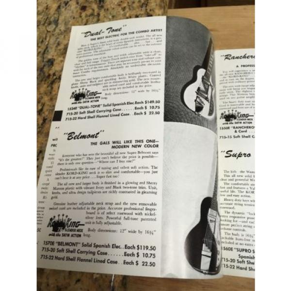 Supro Guitar Catalog 1956 Reprint Guitars and Amps #3 image
