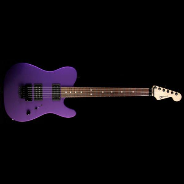 Charvel USA Select Series San Dimas Style 2 HH Electric Guitar Satin Plum #2 image