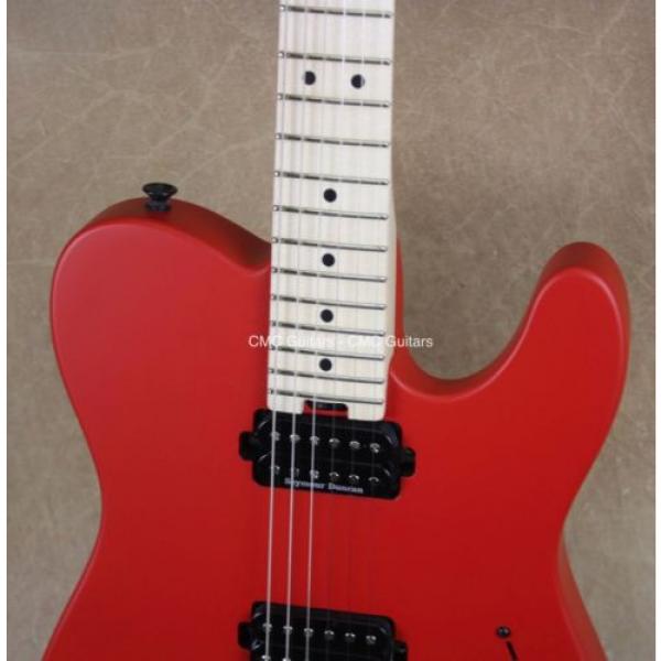 Charvel 2017 Pro Mod San Dimas Style 2 Tele HH Satin Red Guitar - Pre Order #5 image
