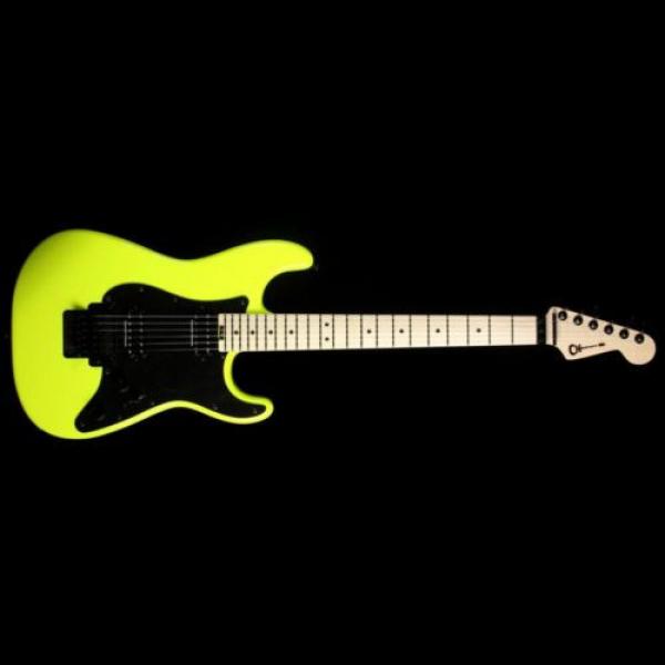Charvel Pro Mod Series So Cal 2H FR Electric Guitar Neon Yellow #2 image