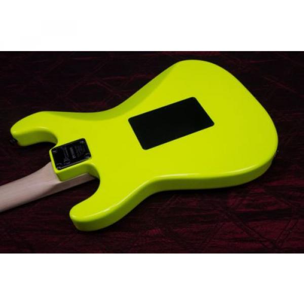 Charvel Pro Mod So Cal Style 1 2H FR Electric Guitar Neon Yellow 031408 #3 image
